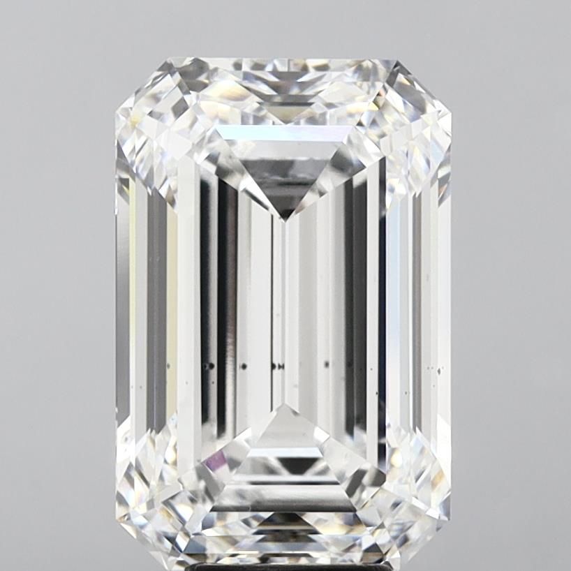10.21 Carat EMERALD Shape E Colour VS1 Clarity  Cut - White Lab Diamond - 1047622