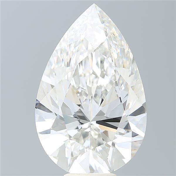 10.09 Carat PEAR Shape G Colour VVS2 Clarity  Cut - White Lab Diamond - 33146