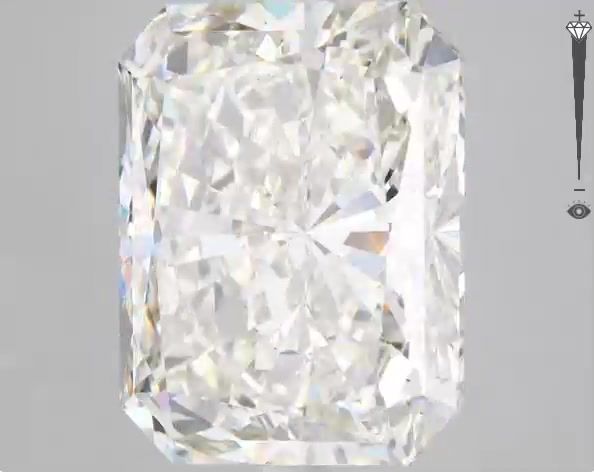 11.07 Carat RADIANT Shape H Colour VS2 Clarity  Cut - White Lab Diamond - 49704