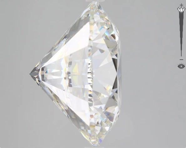 12.7ct Round F VS2 Lab-Grown Diamond
