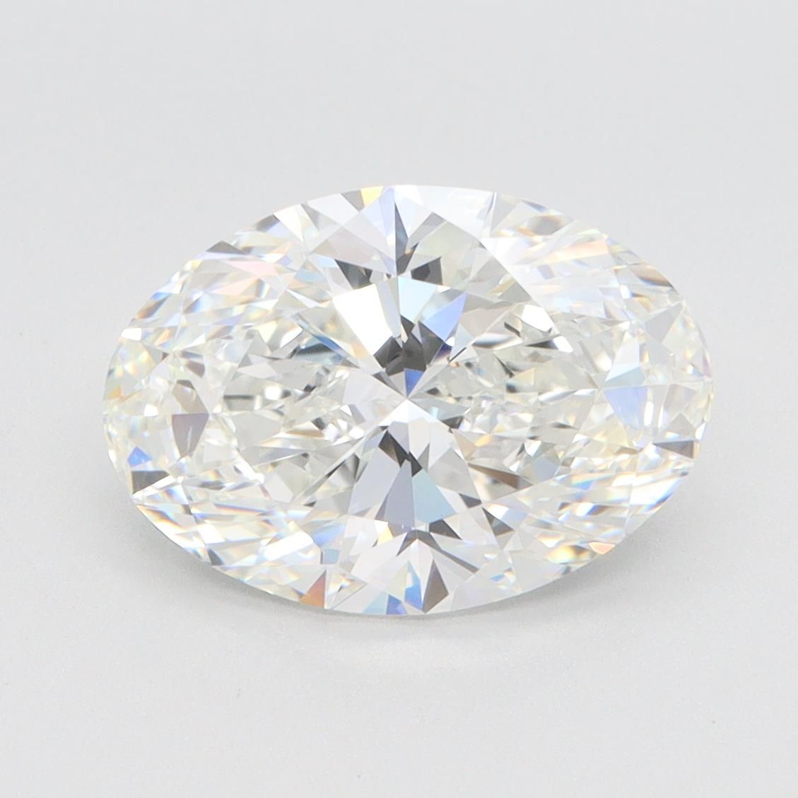 3.13ct Oval F VVS1 Lab-Grown Diamond