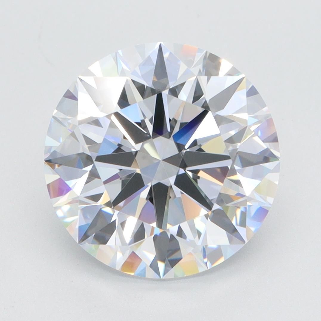 4.66ct Round F IF Lab-Grown Diamond