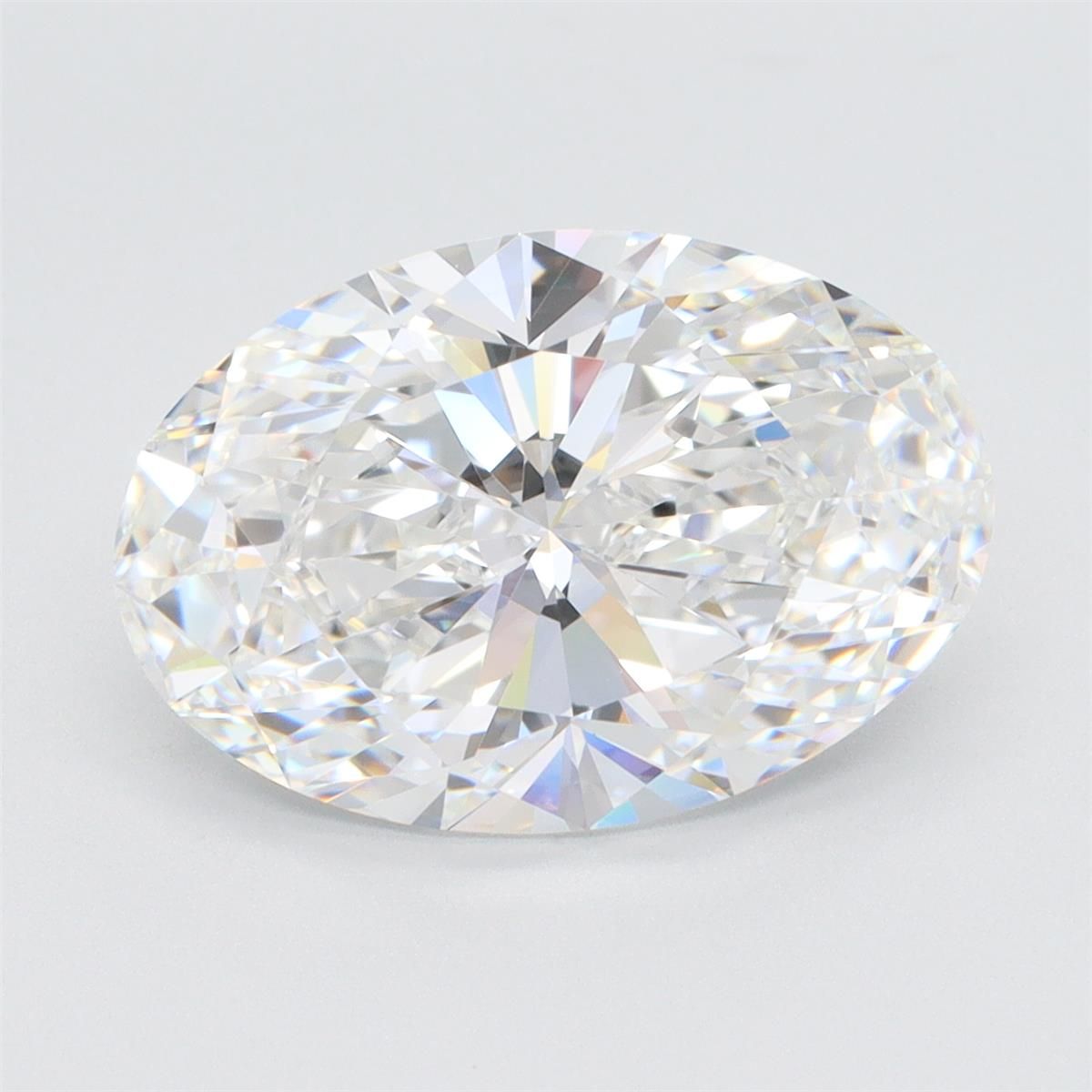 5.16ct Oval F VVS2 Lab-Grown Diamond