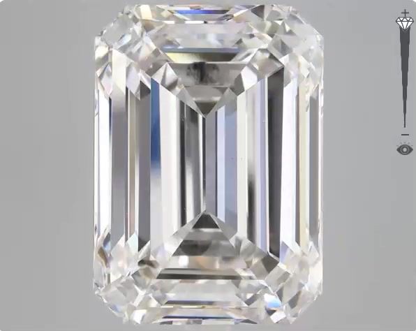 13.13 Carat EMERALD Shape H Colour VS1 Clarity  Cut - White Lab Diamond - 49994