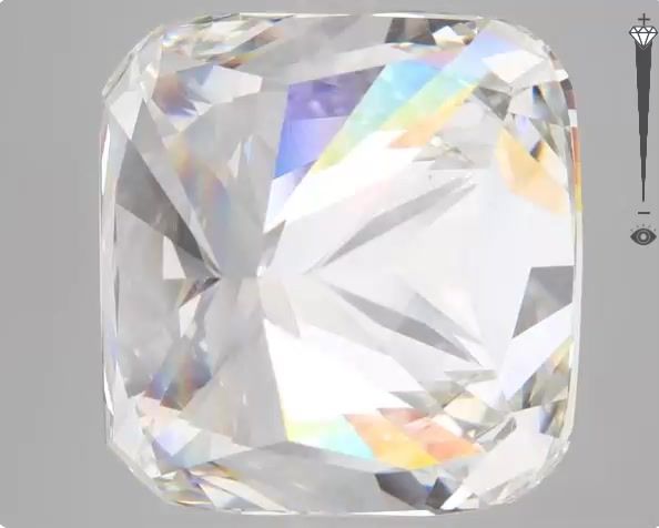 14.49 Carat CUSHION Shape H Colour VS1 Clarity  Cut - White Lab Diamond - 50053