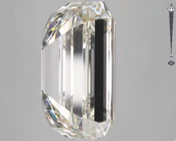 15.10 Carat EMERALD Shape I Colour VS1 Clarity  Cut - White Lab Diamond - 49742