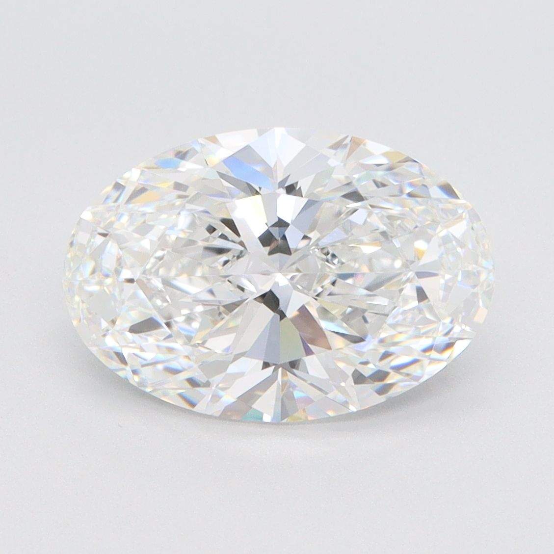 3.1ct Oval F IF Lab-Grown Diamond