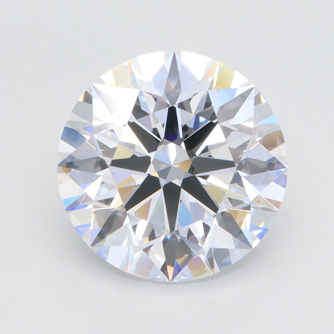 4.42ct Round F VVS1 Lab-Grown Diamond