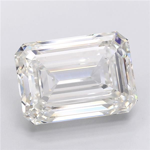 15.18 Carat EMERALD Shape H Colour VS1 Clarity  Cut - White Lab Diamond - 31744