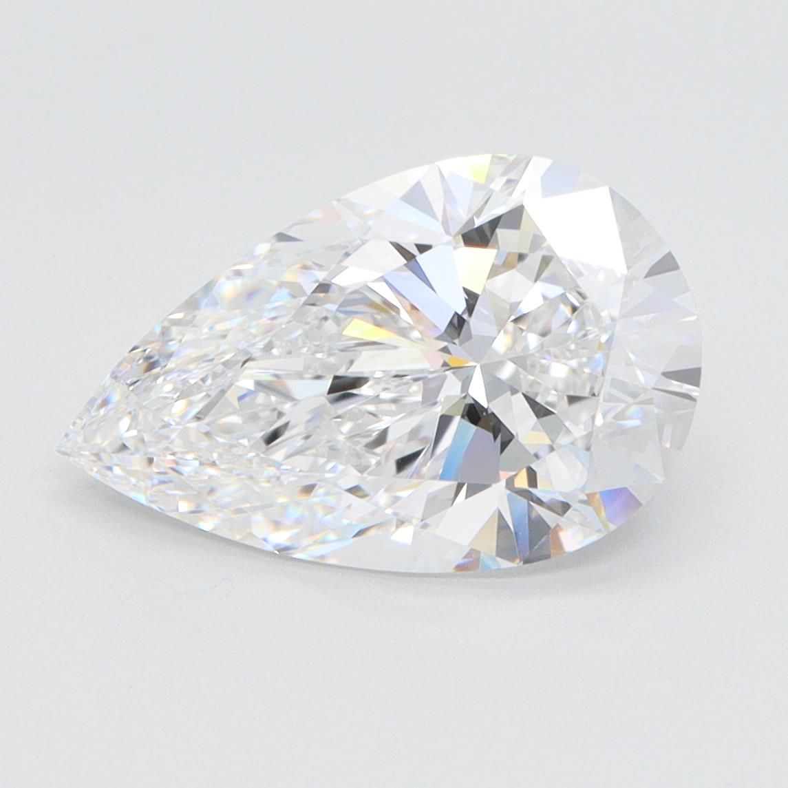 3.04ct Pear D IF Lab-Grown Diamond