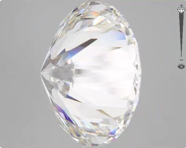 11.74 Carat ROUND Shape G Colour VS1 Clarity  Cut - White Lab Diamond - 49550