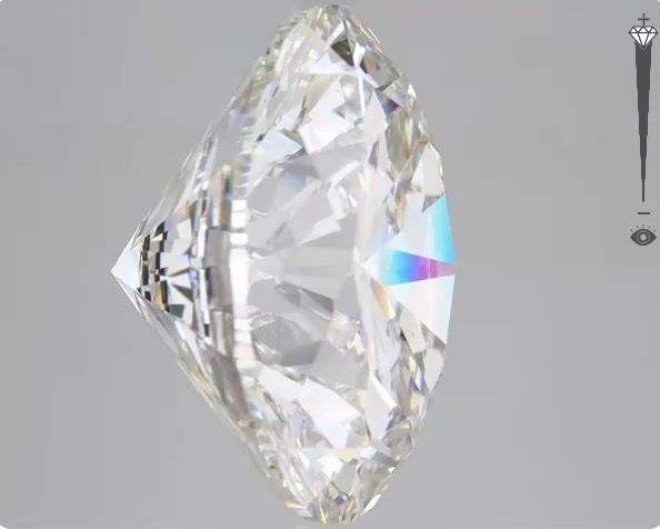 11.05 Carat ROUND Shape G Colour VS1 Clarity  Cut - White Lab Diamond - 50086