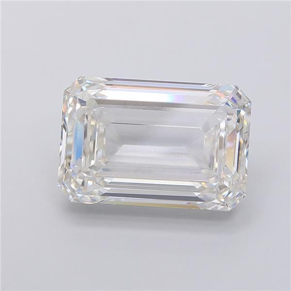 11.02 Carat EMERALD Shape H Colour VS2 Clarity  Cut - White Lab Diamond - 23234