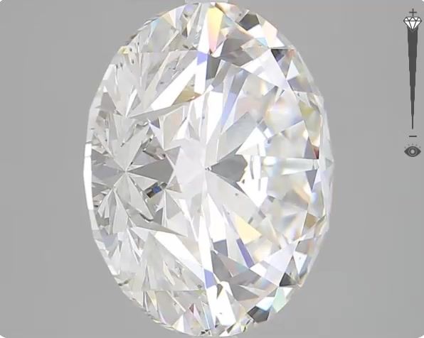 10.09ct Round F SI1 Lab-Grown Diamond