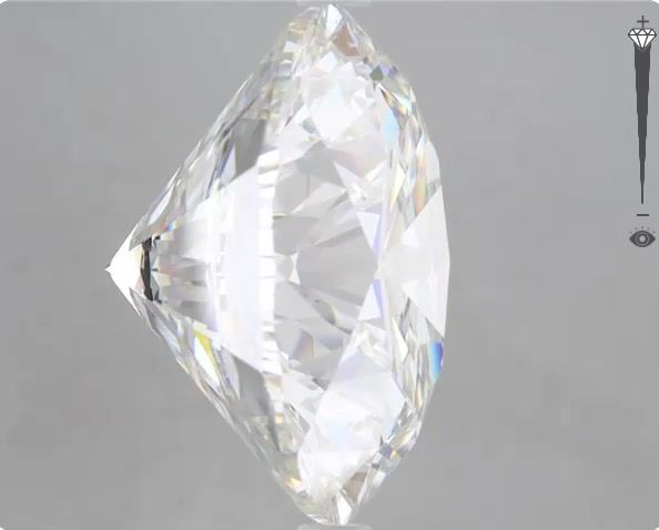 12.56 Carat ROUND Shape G Colour VS1 Clarity Cut - White Lab Diamond - 49571