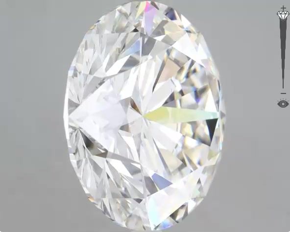 12.08 Carat ROUND Shape G Colour VS1 Clarity  Cut - White Lab Diamond - 49564
