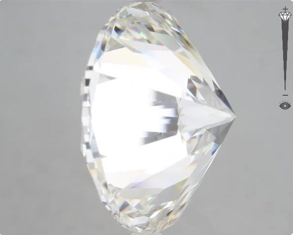 11.09 Carat ROUND Shape G Colour VS1 Clarity  Cut - White Lab Diamond - 50087