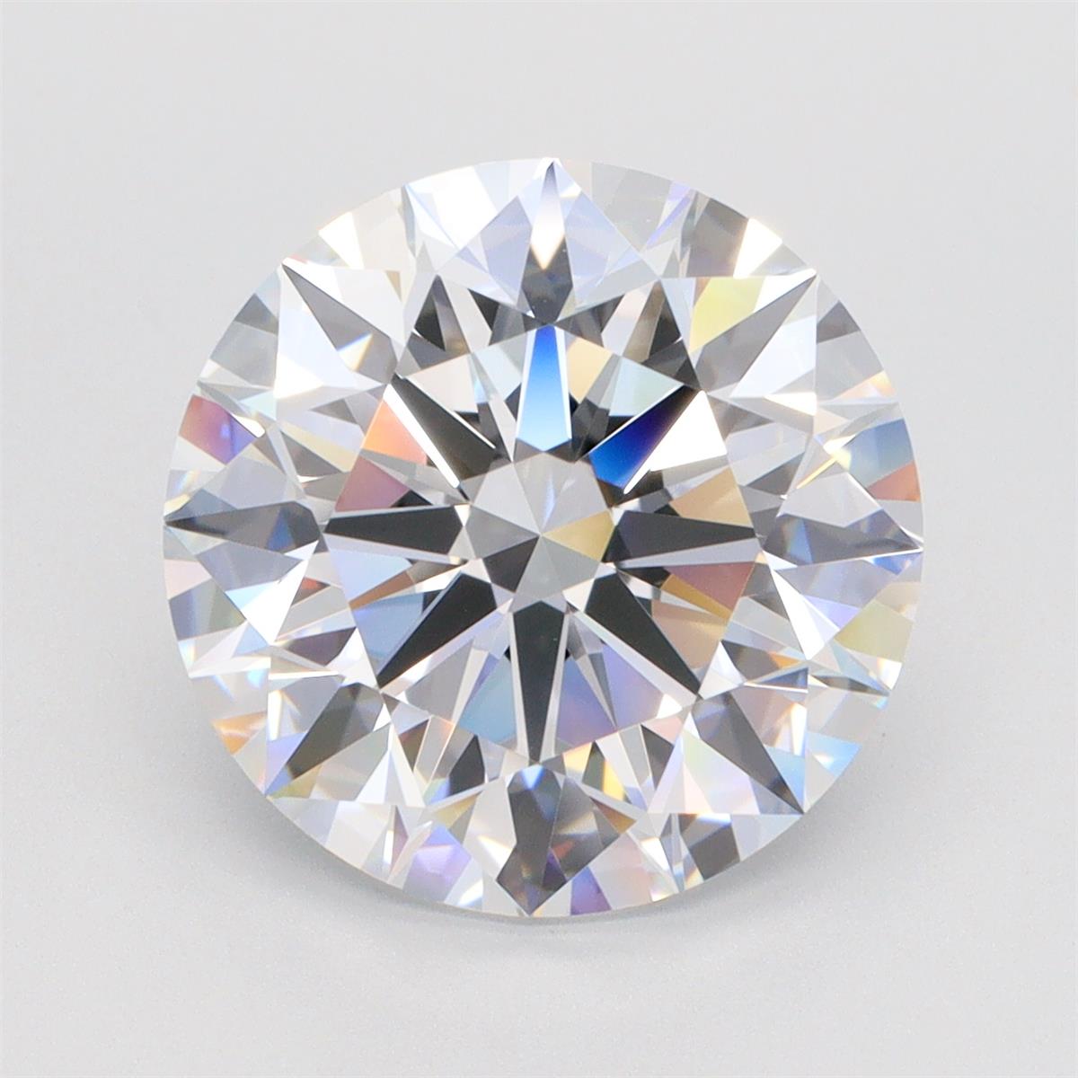 6.07ct Round D IF Lab-Grown Diamond