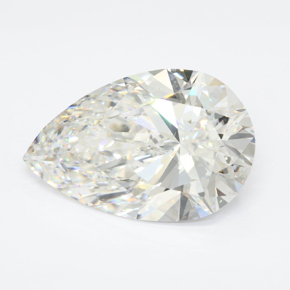11.03 Carat PEAR Shape G Colour VS2 Clarity  Cut - White Lab Diamond - 1302232