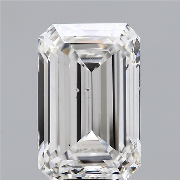10.00 Carat EMERALD Shape F Colour VS2 Clarity  Cut - White Lab Diamond - 44350