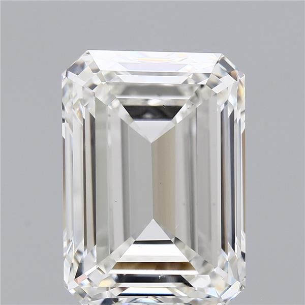 10.05 Carat EMERALD Shape G Colour VS2 Clarity  Cut - White Lab Diamond - 44352
