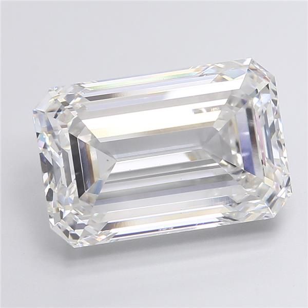 14.10 Carat EMERALD Shape G Colour VS1 Clarity  Cut - White Lab Diamond - 34185