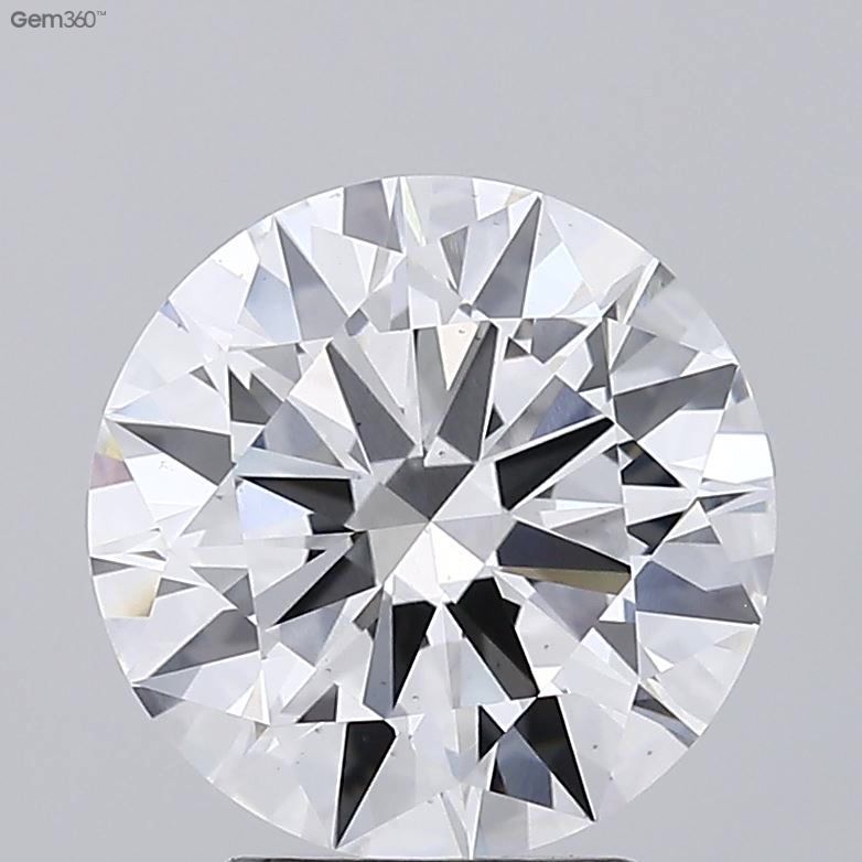 3.57ct Round F VS1 Lab-Grown Diamond