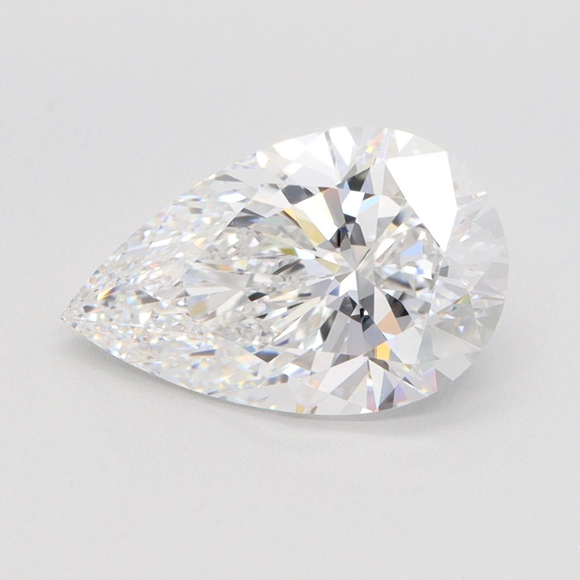 2.92ct Pear E IF Lab-Grown Diamond