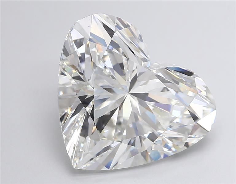 13.79 Carat HEART Shape G Colour VS1 Clarity  Cut - White Lab Diamond - 34190