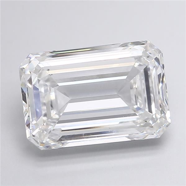 11.18 Carat EMERALD Shape E Colour VS2 Clarity  Cut - White Lab Diamond - 67129