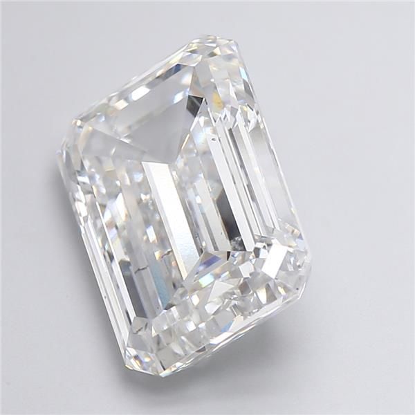 13.91 Carat EMERALD Shape G Colour VS2 Clarity  Cut - White Lab Diamond - 35630