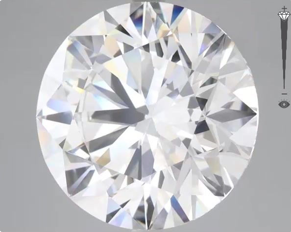 10.09 Carat ROUND Shape G Colour VS1 Clarity  Cut - White Lab Diamond - 50070