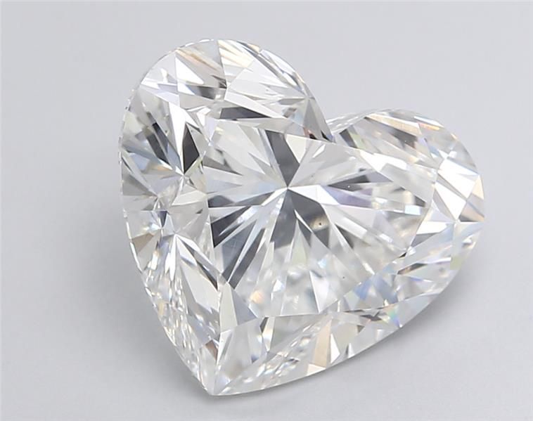 9.57 Carat HEART Shape F Colour VS1 Clarity  Cut - White Lab Diamond - 67178