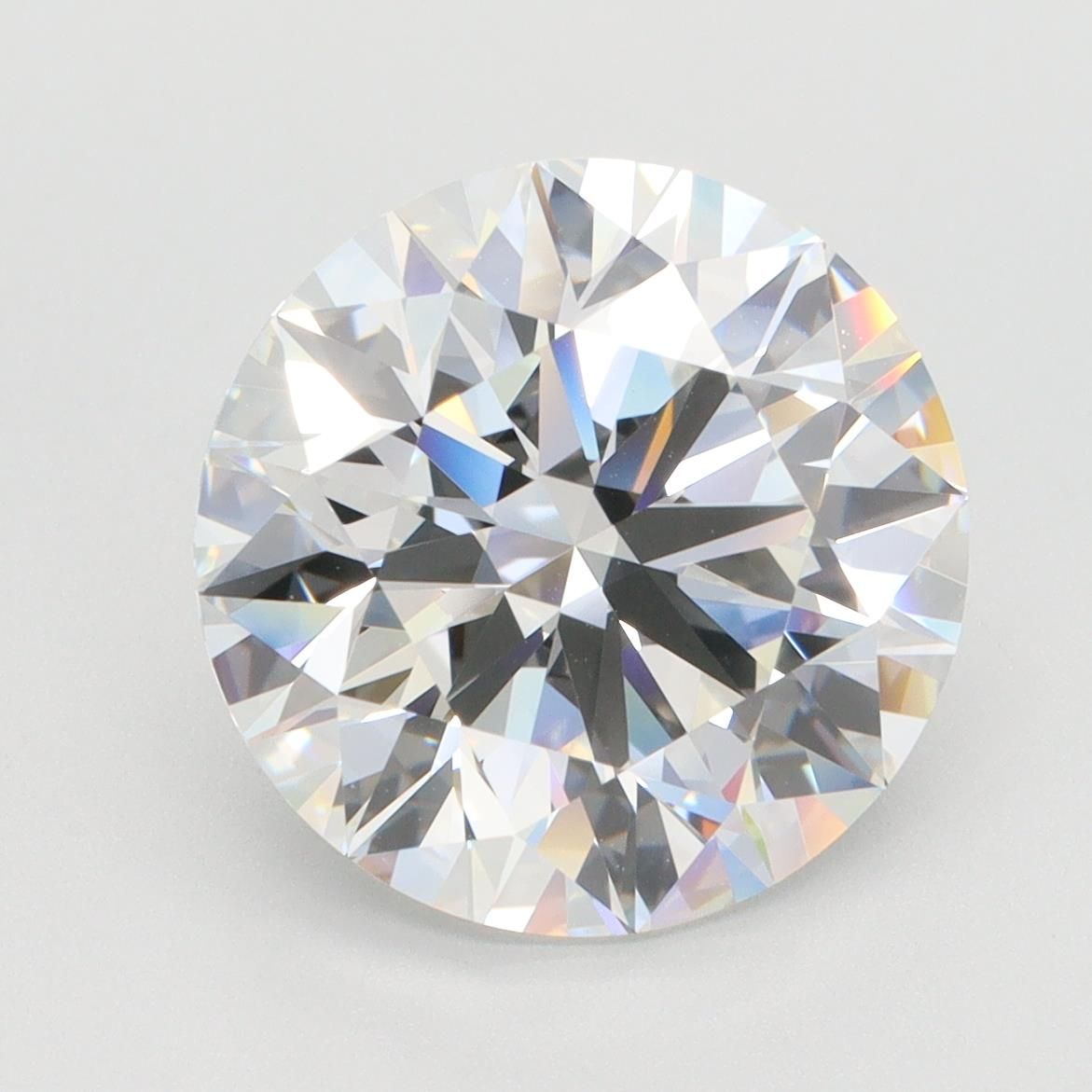 5.4ct Round F IF Lab-Grown Diamond