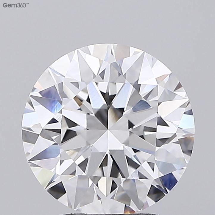 2.83ct Round F VVS2 Lab-Grown Diamond