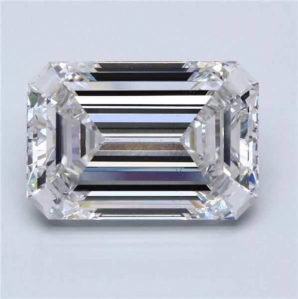 12.06 Carat EMERALD Shape F Colour SI1 Clarity  Cut - White Lab Diamond - 313529