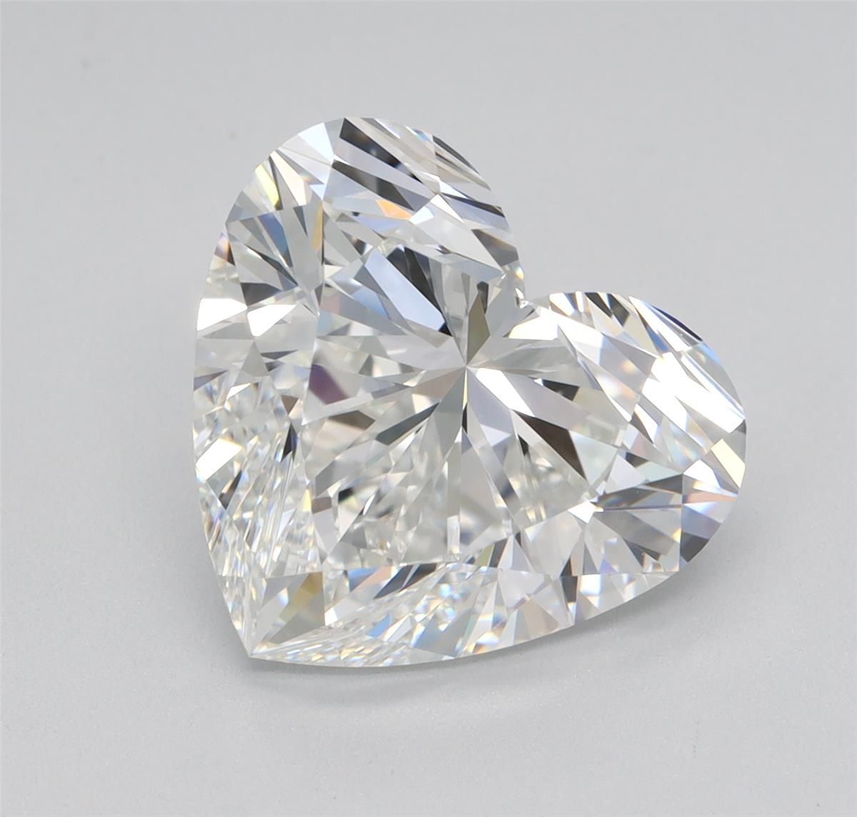 3.8ct Heart F VVS1 Lab-Grown Diamond