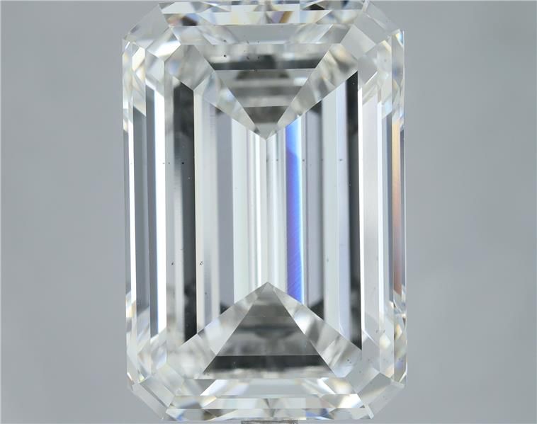 10.52 Carat EMERALD Shape E Colour VS2 Clarity  Cut - White Lab Diamond - 58054
