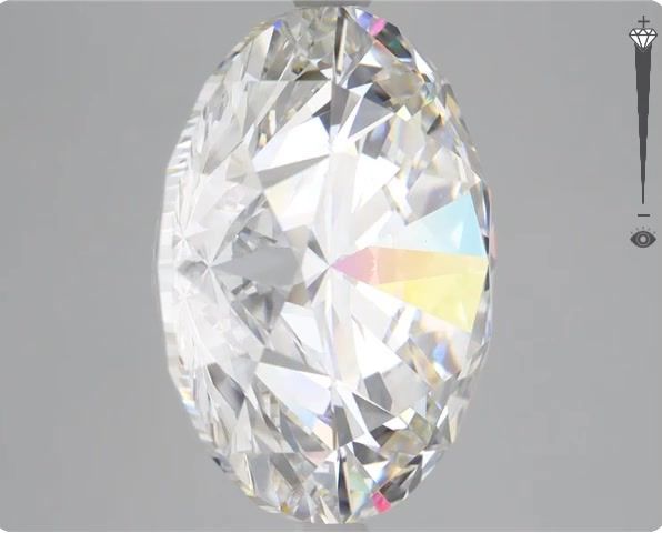 10.52 Carat ROUND Shape G Colour VS1 Clarity  Cut - White Lab Diamond - 49537