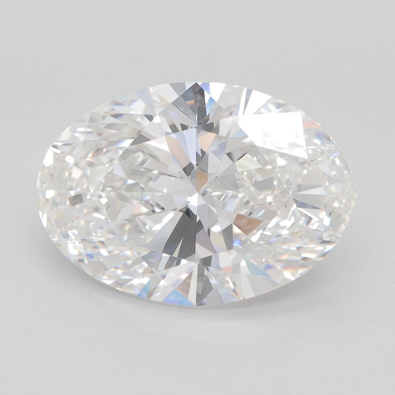 5ct Oval F IF Lab-Grown Diamond