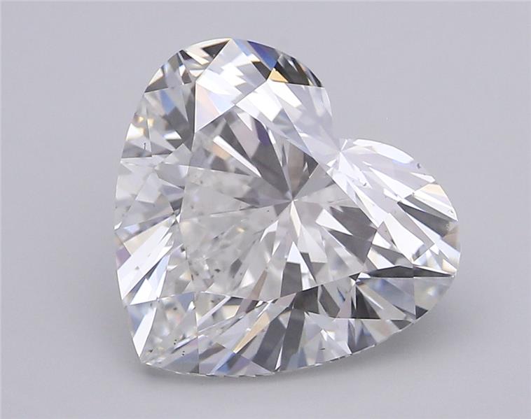 10.19 Carat HEART Shape F Colour VS2 Clarity  Cut - White Lab Diamond - 60024