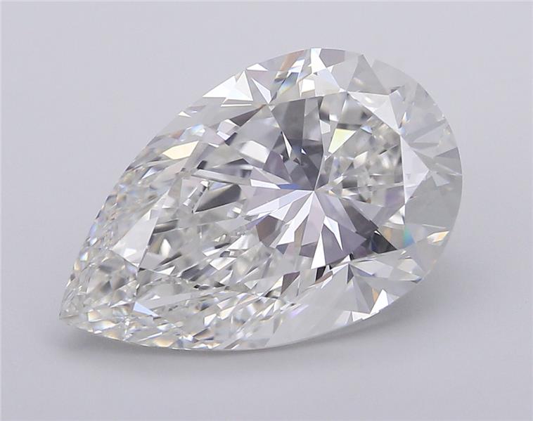 12.02 Carat PEAR Shape G Colour VVS2 Clarity Cut - White Lab Diamond - 68450