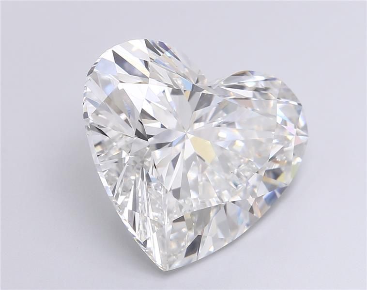 11.07 Carat HEART Shape F Colour VS1 Clarity  Cut - White Lab Diamond - 81075