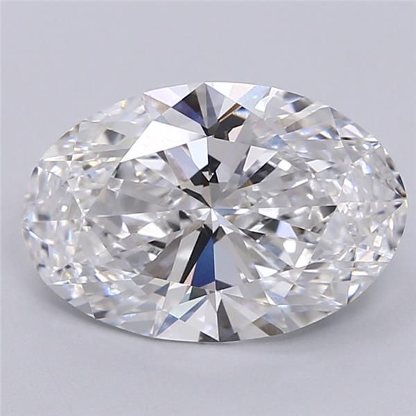 3.37ct Oval D IF Lab-Grown Diamond