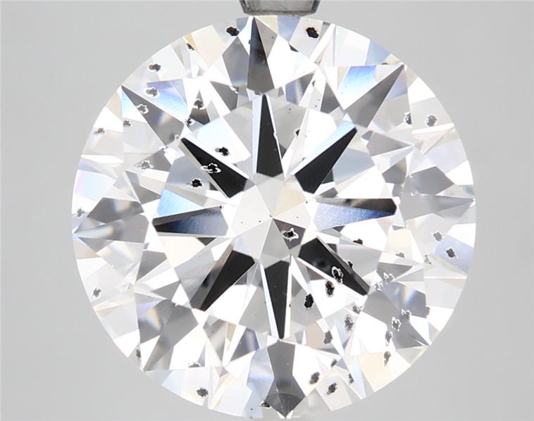 6.56ct Round F SI2 Lab-Grown Diamond
