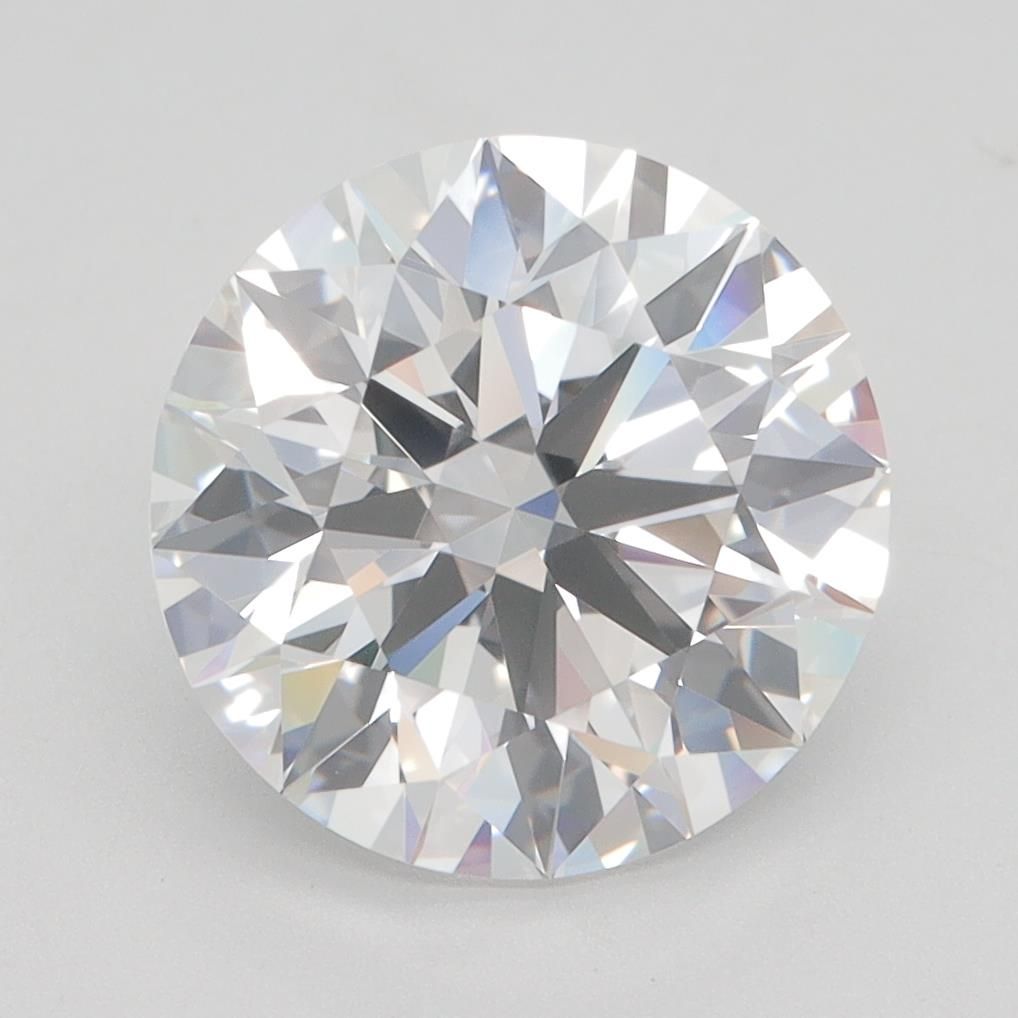 3.56ct Round F IF Lab-Grown Diamond