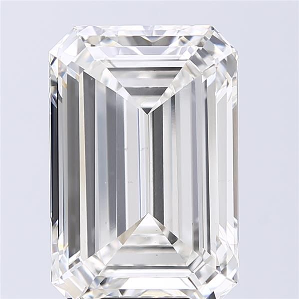 10.03 Carat EMERALD Shape G Colour VS1 Clarity  Cut - White Lab Diamond - 2600046