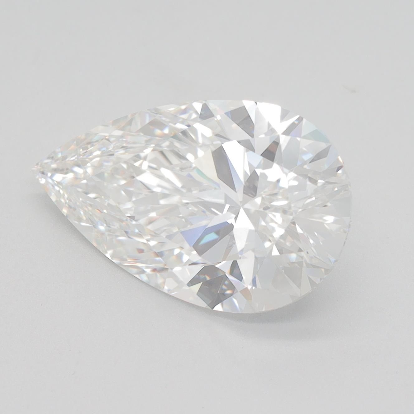 4.29ct Pear F IF Lab-Grown Diamond