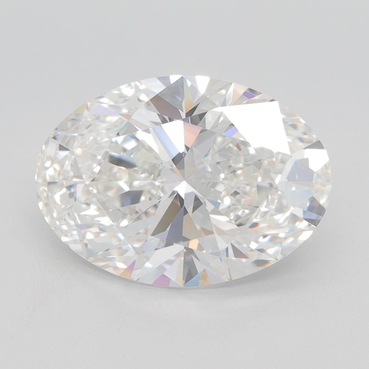 4.26ct Oval F IF Lab-Grown Diamond