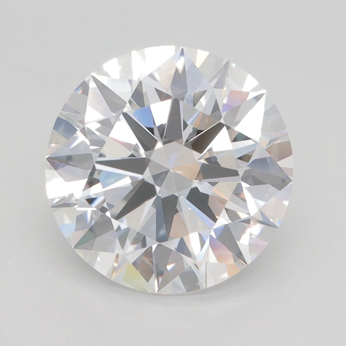 4.33ct Round F VVS1 Lab-Grown Diamond